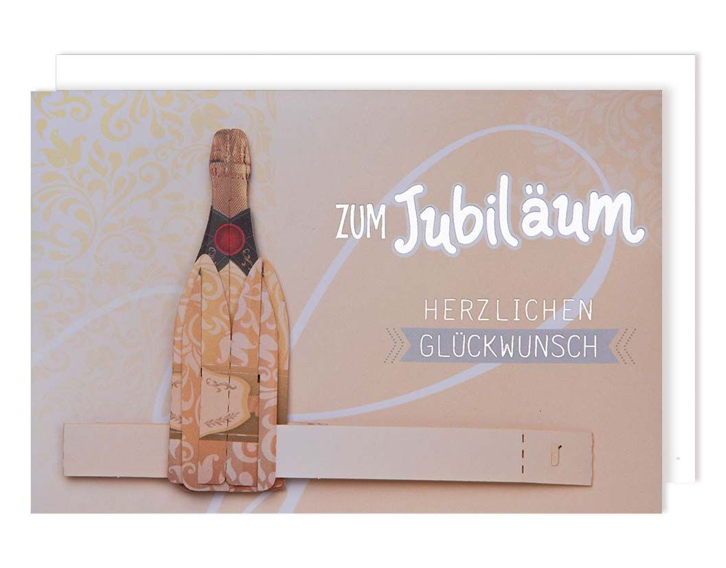 3-D Karte-Glückwunschkarte – Jubiläum by Lefran - Erlebnis- & Genusskaufhaus