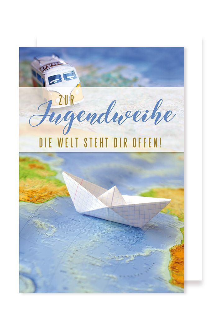Zur Jugendweihe – die Welt steht dir offen by Lefran - Erlebnis- & Genusskaufhaus