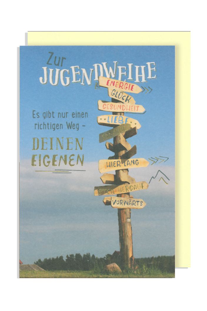 Zur Jugendweihe – es gibt nur einen richtigen Weg – deinen eigenen by Lefran - Erlebnis- & Genusskaufhaus