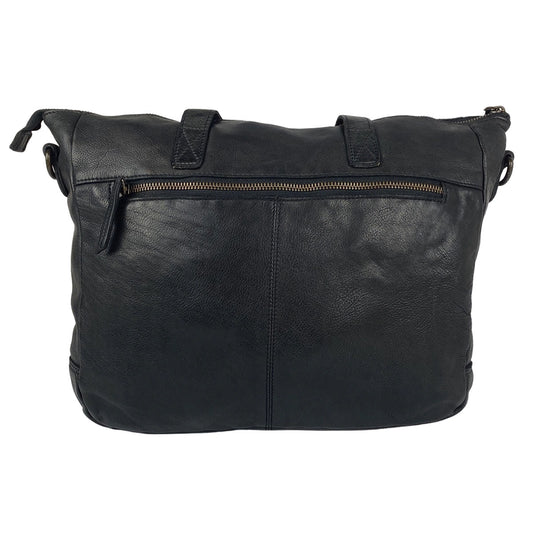 Große Damen- Schultertasche Handtasche aus Leder 4 Farben by Mein Shop