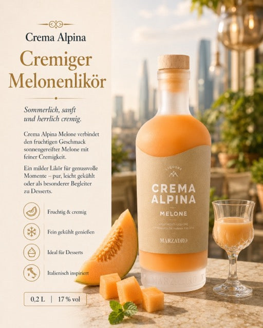 Marzadro Crema di Melone 0,20 L 17% Vol. by Marzadro