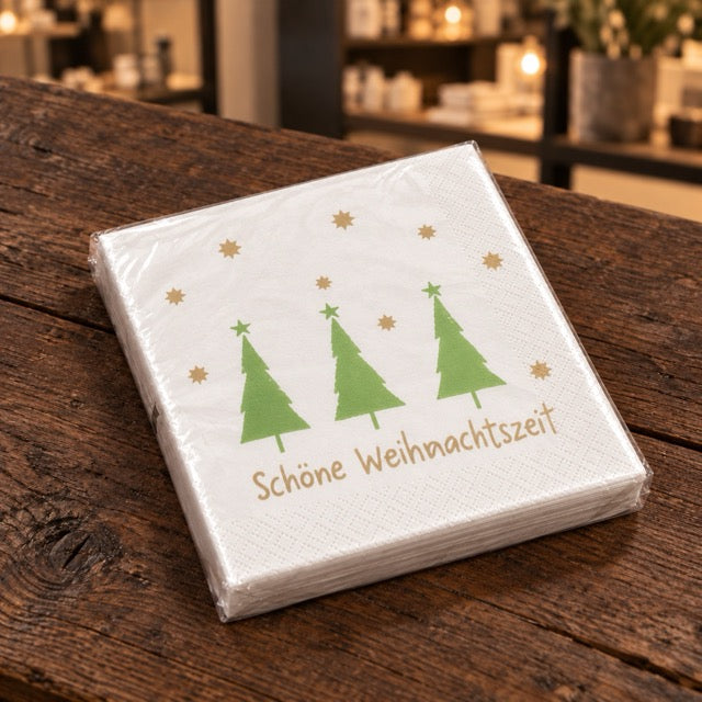 Weihnachtsservietten by Lefran - Erlebnis- & Genusskaufhaus