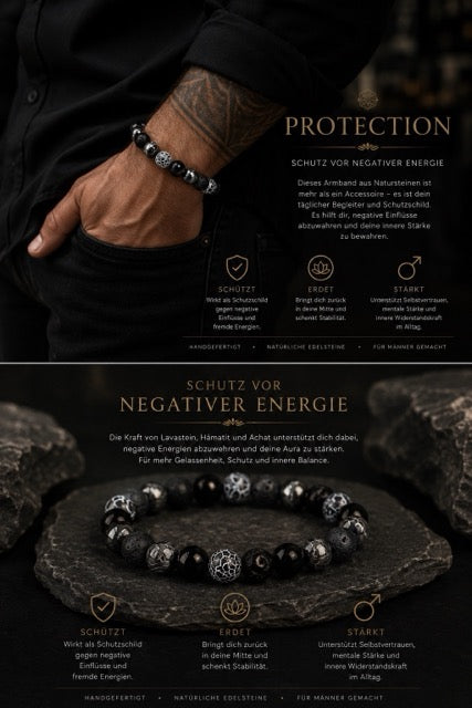 Stilvoller Männerarmbänder - verschiedene Designs by Lefran - Erlebnis- & Genusskaufhaus