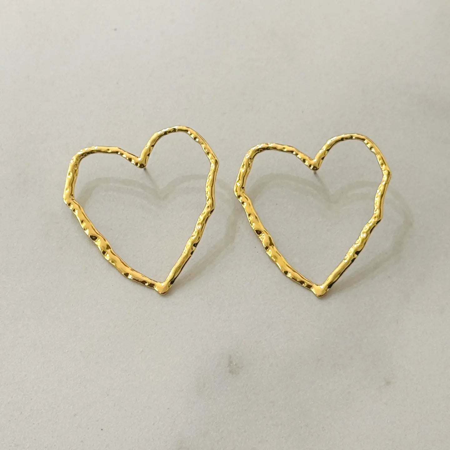 Goldherz Ohrringe