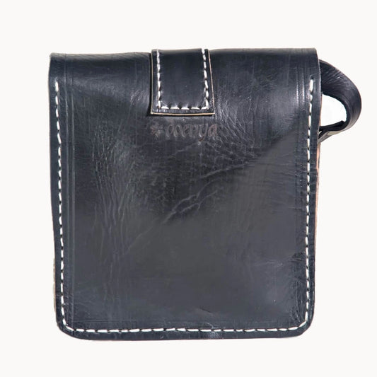 Ledertasche 'Pico' schwarz