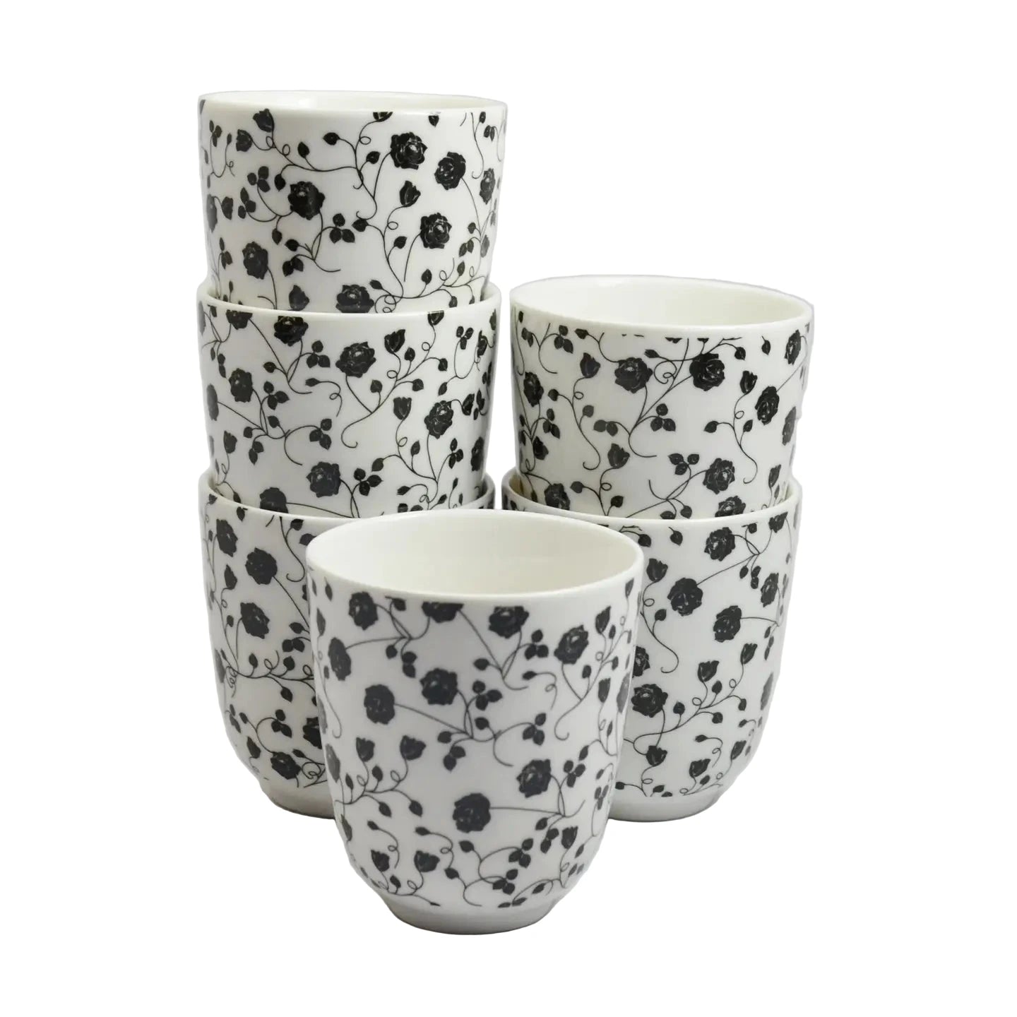 Teecup aus Porzellan floral