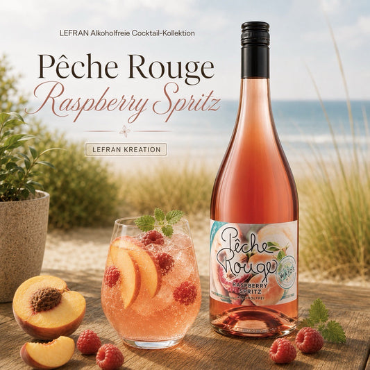 Pêche Rouge Raspberry Spritz – pfirsichig, himbeerig & elegant