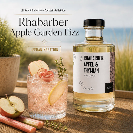 Rhabarber Apple Garden Fizz – apfelig, fein säuerlich & leicht