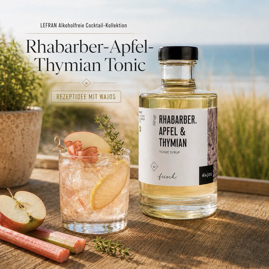 Rhabarber-Apfel-Thymian Tonic – säuerlich, fruchtig & kräuterig