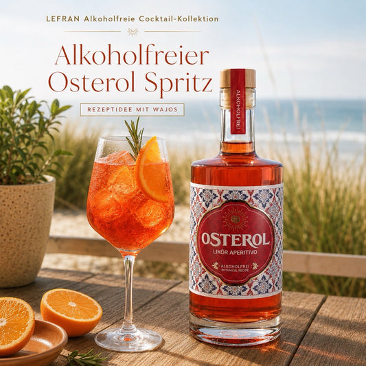Alkoholfreier OSTEROL Spritz – spritzig, orange & aperitifartig