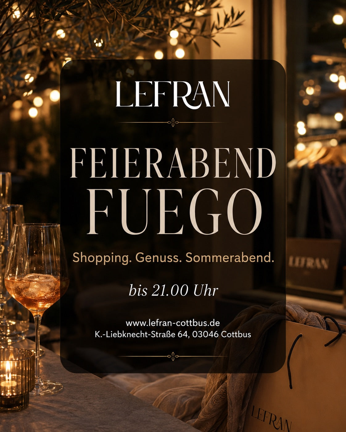 After-Work & Freundinnen-Abend