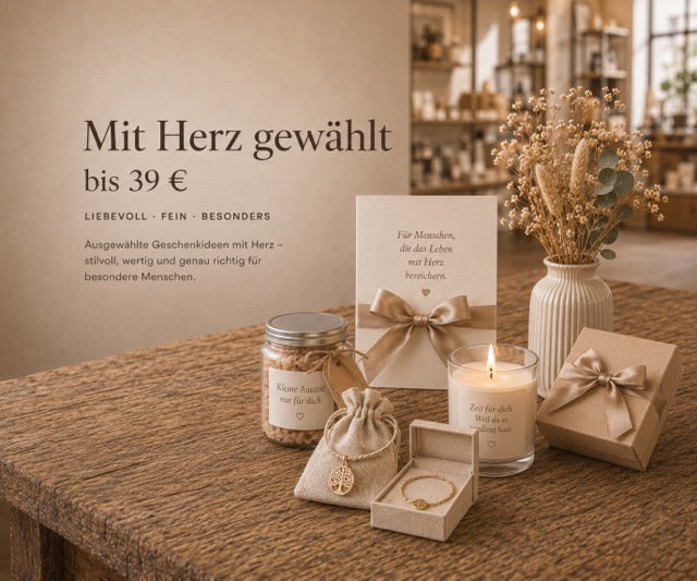 Mit Herz gewählt - bis 39 €