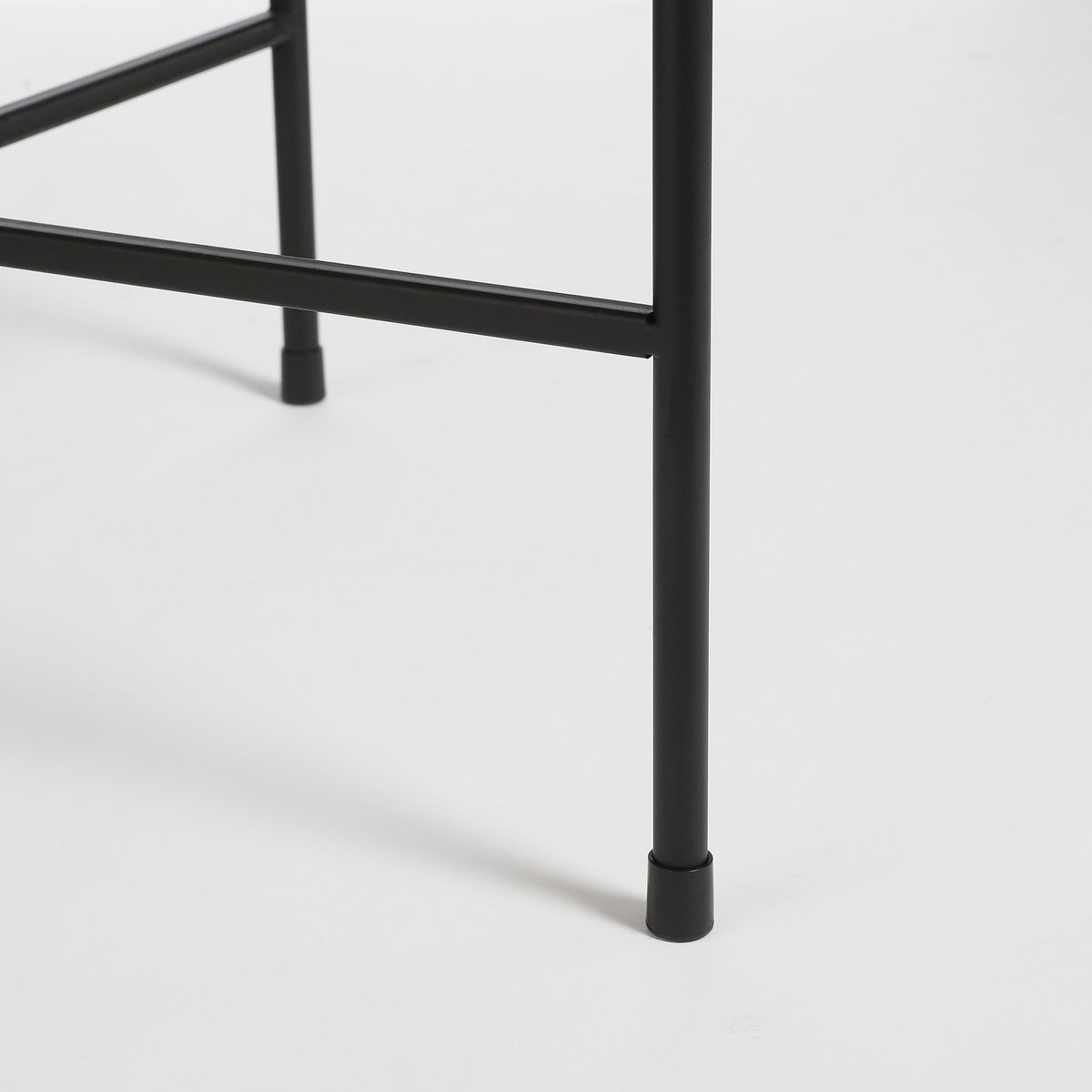 Leandro Beistelltisch - 2er-Set - H53 x Ø45 cm - Schwarz