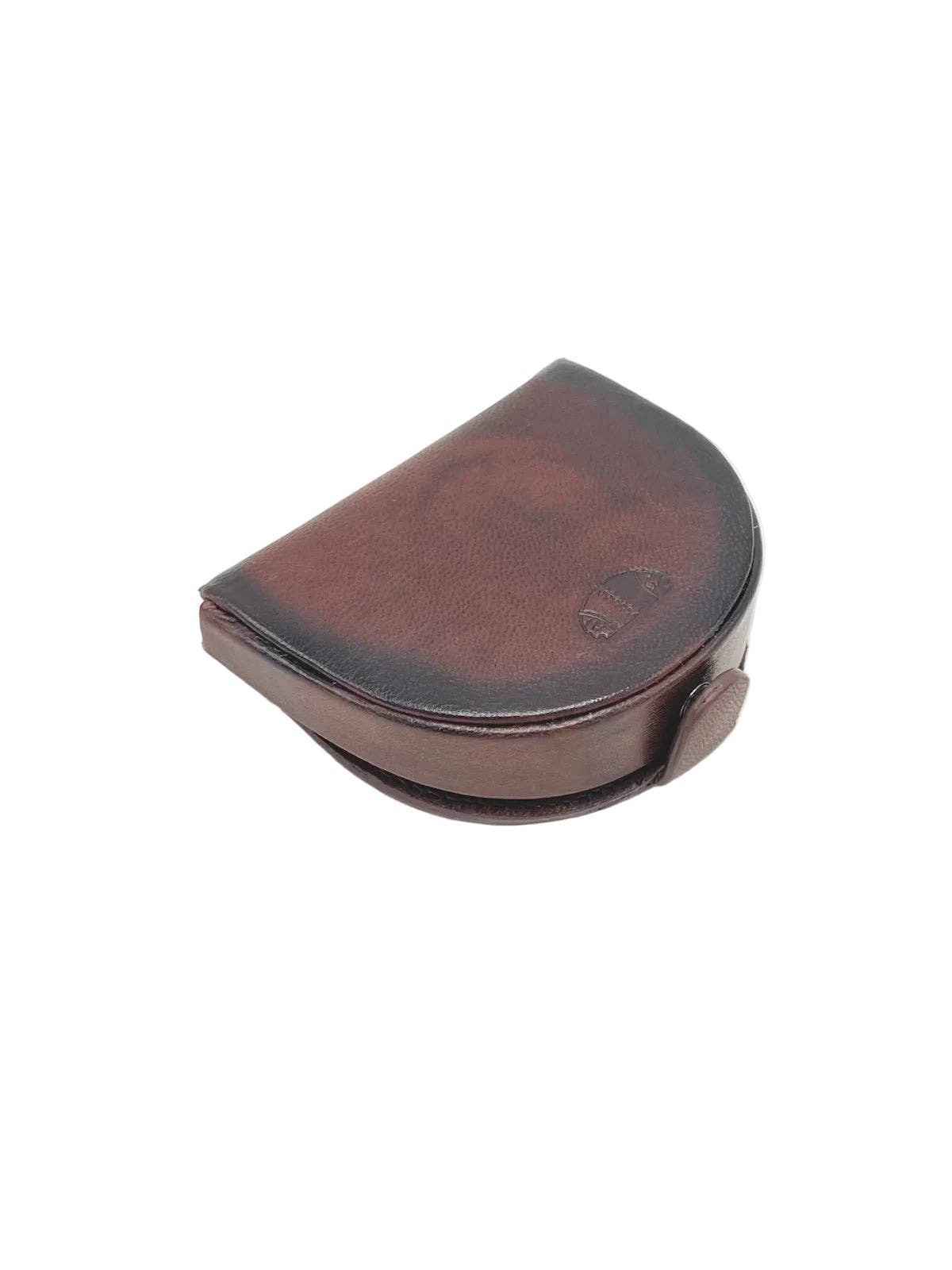 Vintage-Münzbeutel aus echtem Leder mit Druckknopfverschluss, Marke Americanino, Art. PDK487-12: Schwarz by Suie Valentini srl