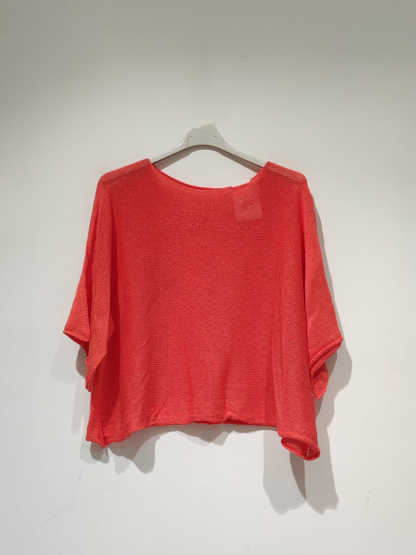 SYA leichtes Strickpullover mit ausgestelltem Schnitt - PE25: Schwarz / Du(36-42)