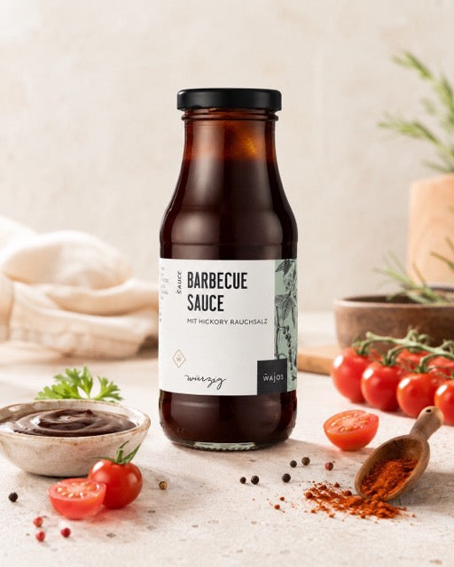 WAJOS Barbecue Sauce mit Hickory Rauchsalz by Lefran - Erlebnis- & Genusskaufhaus