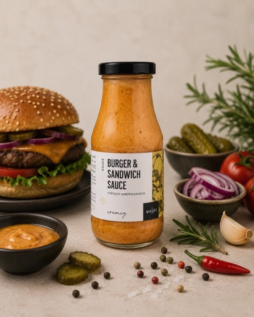WAJOS Burger & Sandwich Sauce by Lefran - Erlebnis- & Genusskaufhaus