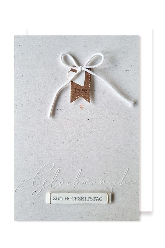 Glückwunschkarte – zum Hochzeitstag by Lefran - Erlebnis- & Genusskaufhaus