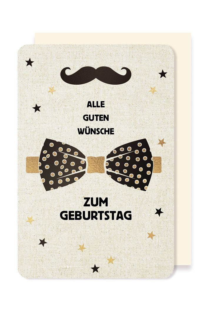 Glückwunschkarte für Männer zum Geburtstag by Lefran - Erlebnis- & Genusskaufhaus