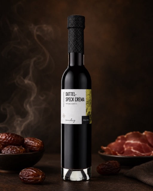 Wajos Dattel-Speck Crema – Süß-rauchige Balsamico-Creme (250 ml) by Lefran - Erlebnis- & Genusskaufhaus
