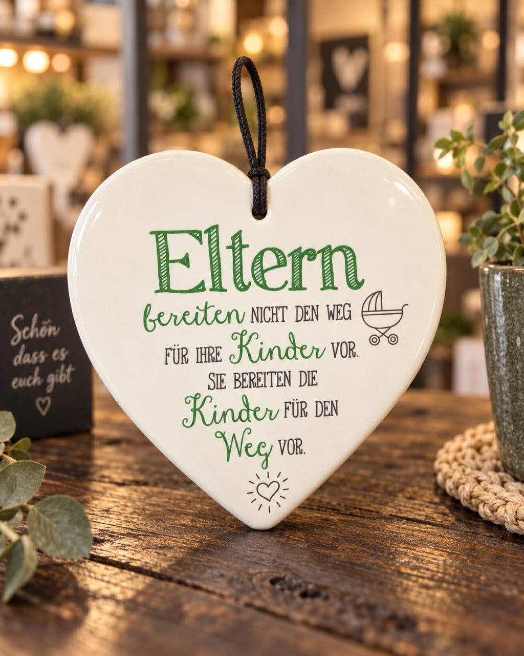 Keramikkerzen mit Sprüchen by Lefran - Erlebnis- & Genusskaufhaus