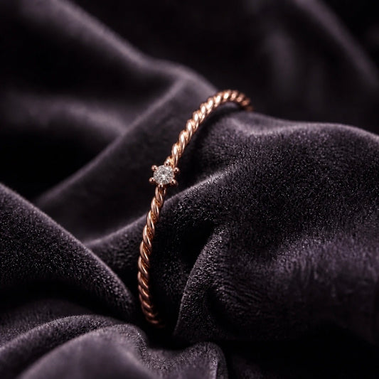 BrilliantRing, Gold, 585, 0,022 kt wsi by Mein Shop