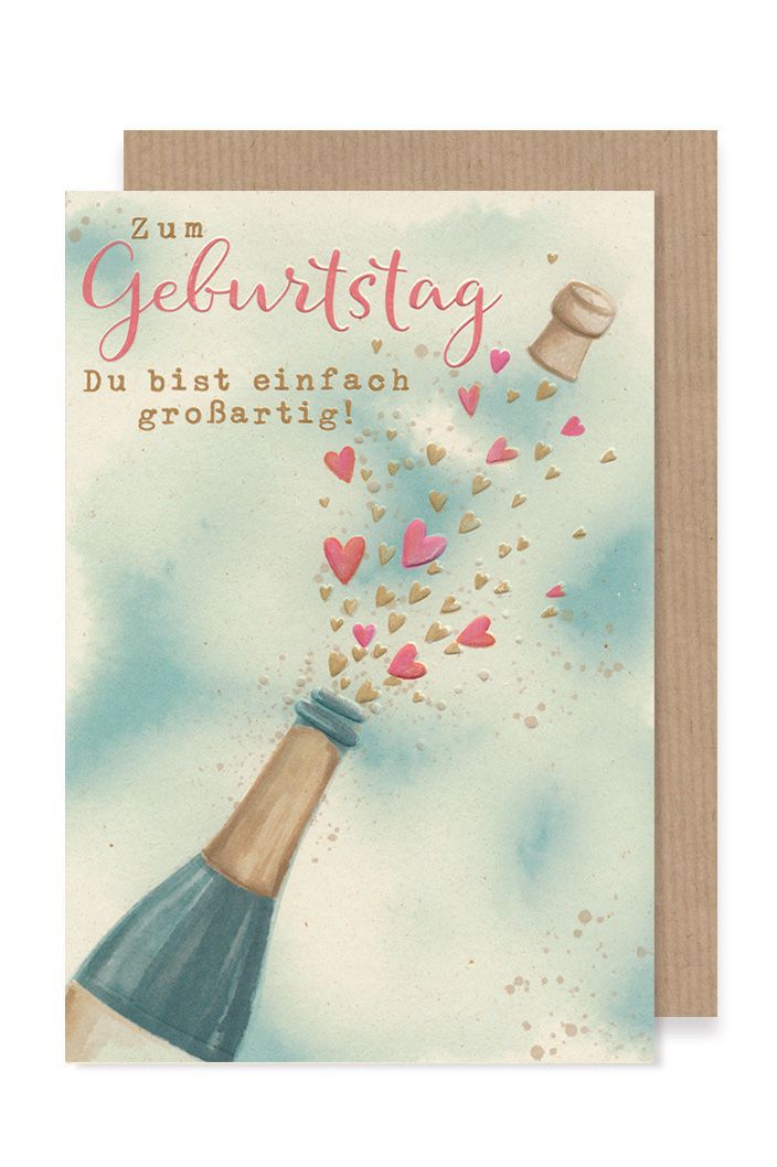 Zum Geburtstag. Du bist einfach großartig. by Lefran - Erlebnis- & Genusskaufhaus