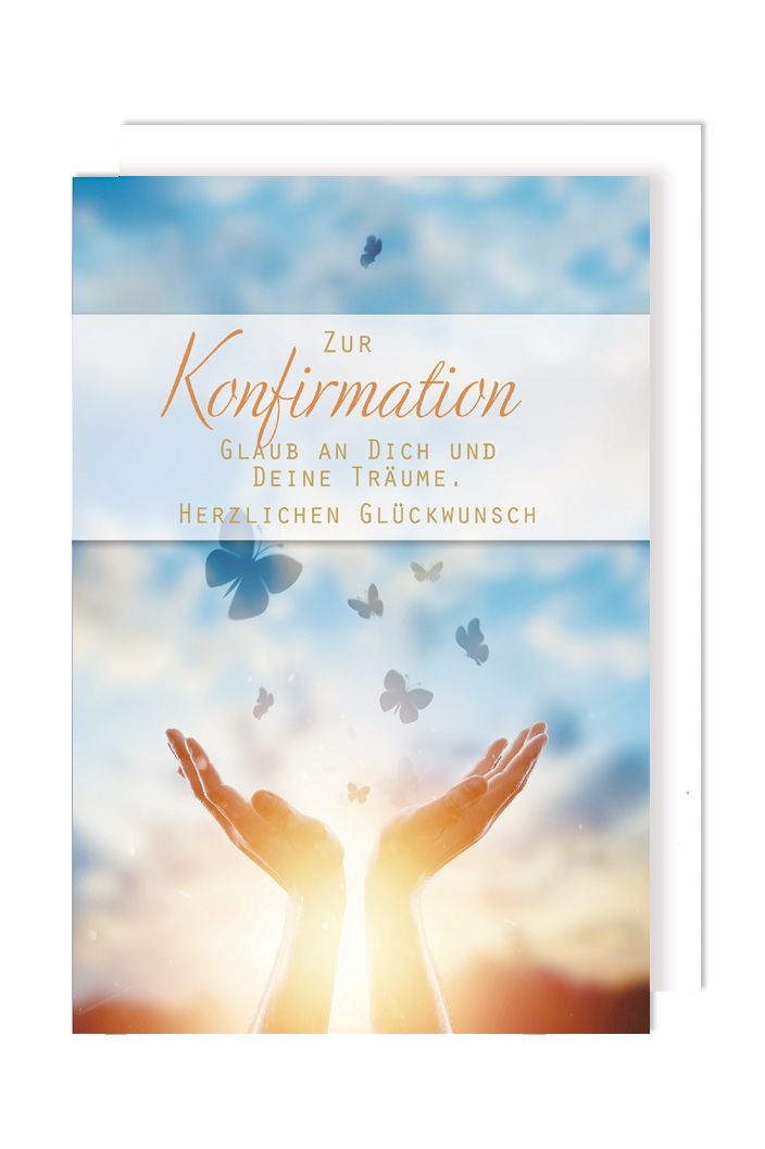 Zur Konfirmation - Glaub an dich und deine Träume by Lefran - Erlebnis- & Genusskaufhaus
