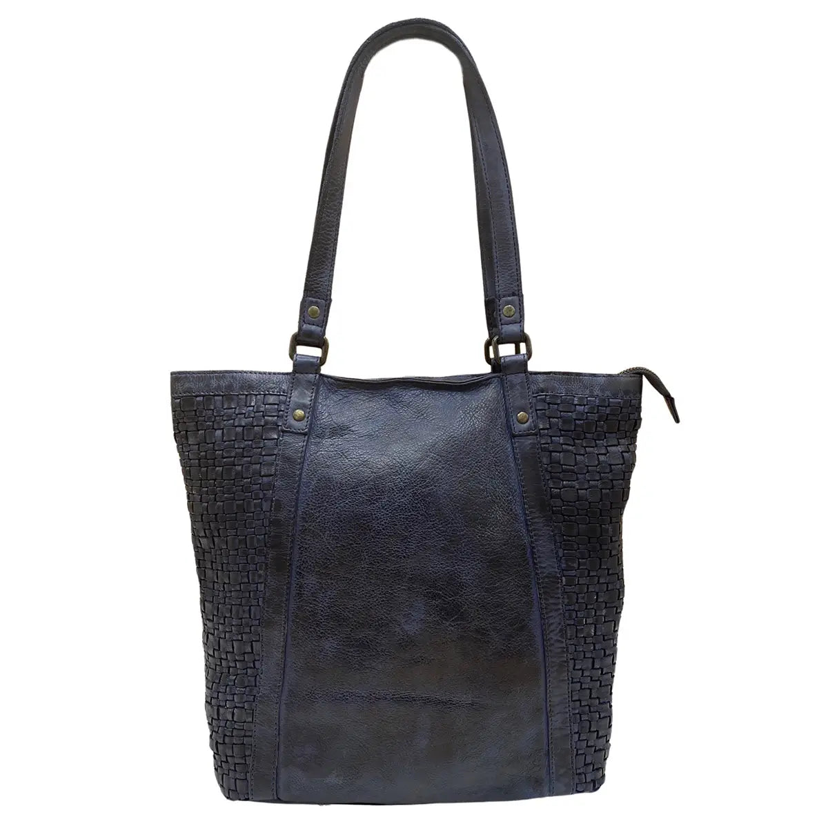 Arrigo Shopper Bag - Großes Modell aus Leder in 3 Farben