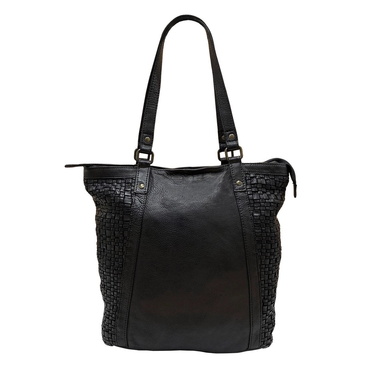 Arrigo Shopper Bag - Großes Modell aus Leder in 3 Farben