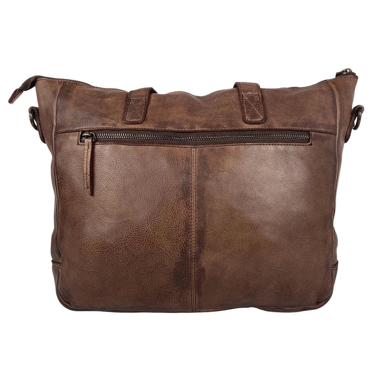 Große Damen- Schultertasche Handtasche aus Leder 4 Farben