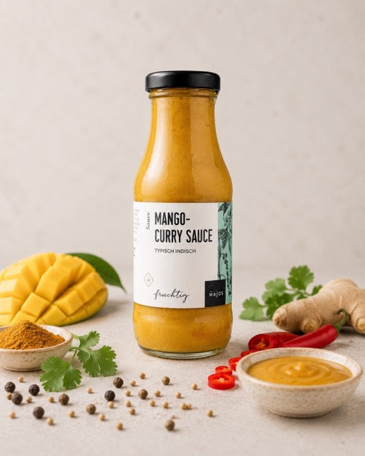 WAJOS Mango-Curry Sauce by Lefran - Erlebnis- & Genusskaufhaus