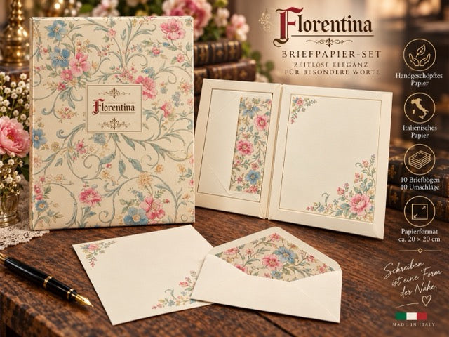 Hand geschöpftes italienisches Briefpapier (Kopie 4) by Lefran - Erlebnis- & Genusskaufhaus
