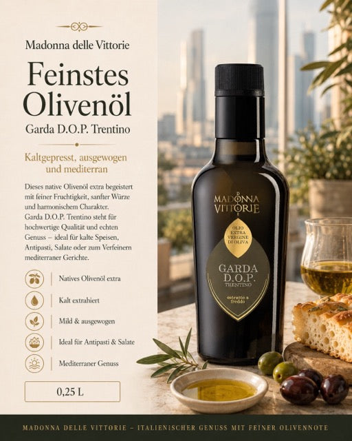 Madonna delle Vittorie Olio Extra Vergine Garda DOP 0,25 L by Madonna delle Vittorie