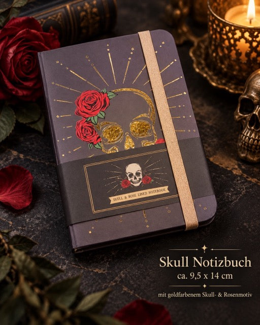 Notizblock skull by Lefran - Erlebnis- & Genusskaufhaus