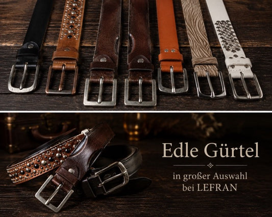 Gürtel-Kollektion by Lefran - Erlebnis- & Genusskaufhaus