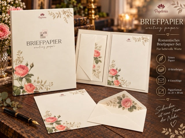 Hand geschöpftes italienisches Briefpapier (Kopie 2) by Lefran - Erlebnis- & Genusskaufhaus