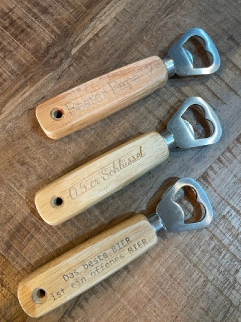 Flaschenöffner, personalisierbar by Lefran - Erlebnis- & Genusskaufhaus