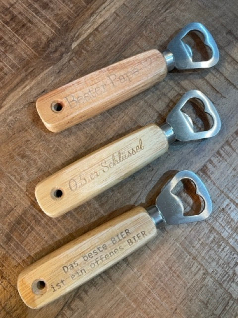 Flaschenöffner, personalisierbar by Lefran - Erlebnis- & Genusskaufhaus