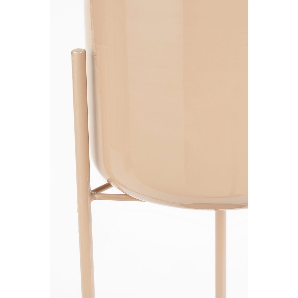 Colyn Flowerpot auf Standard - H60 x Ø19 cm - Eisen - hellrosa
