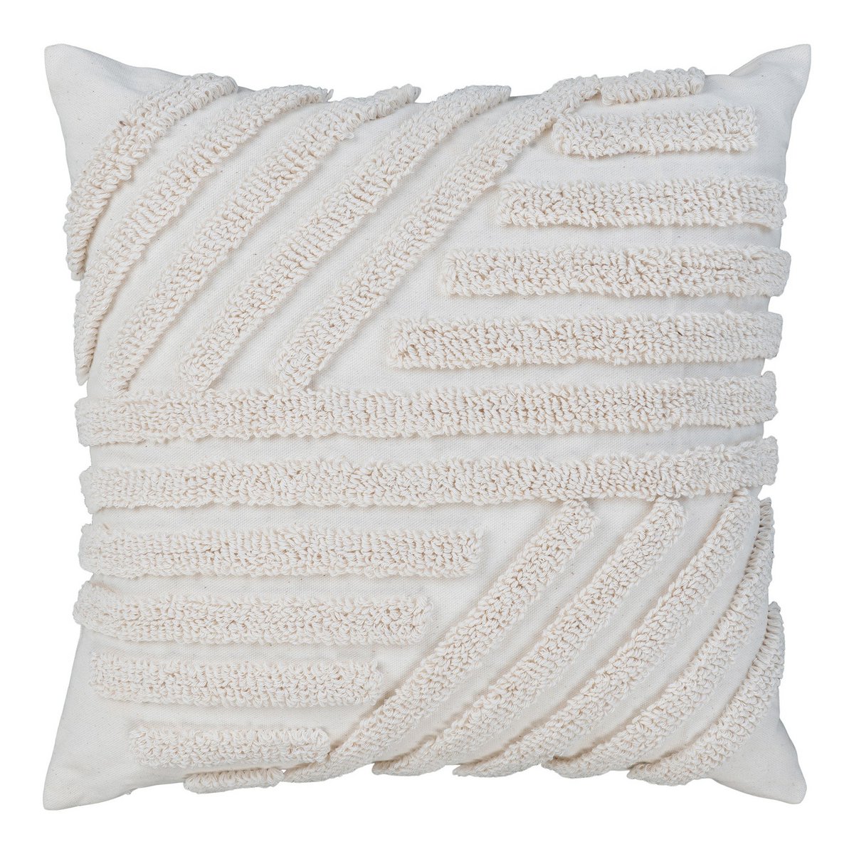 Albany Cushion - Kissen, Polyester, Baumwolle, weiß, 45x45 cm