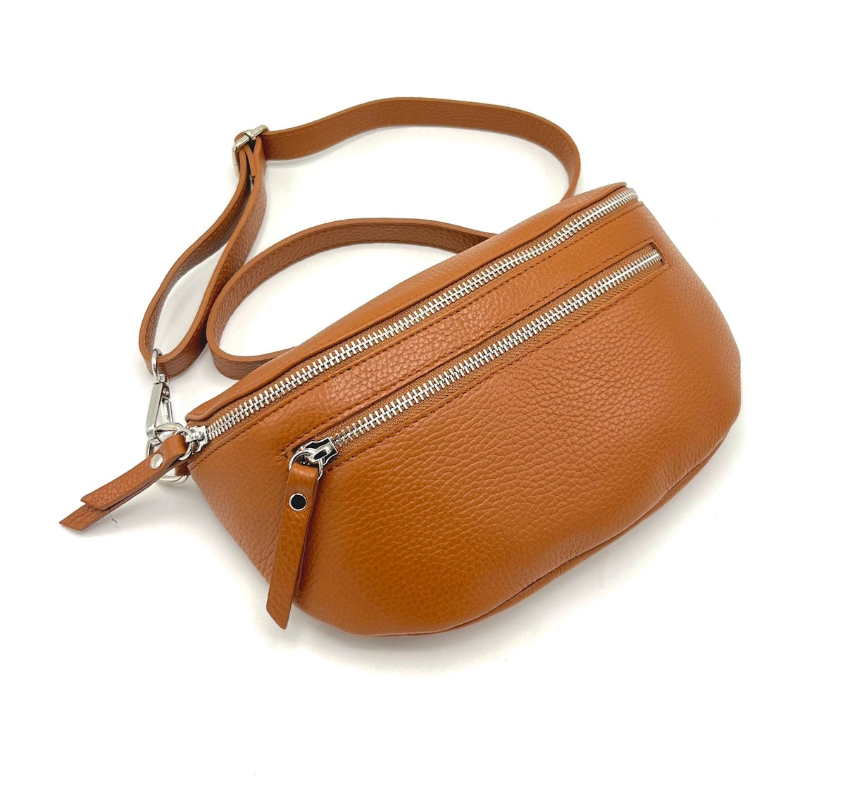 Echtleder Bauchtasche in 4 Farben aus Italien