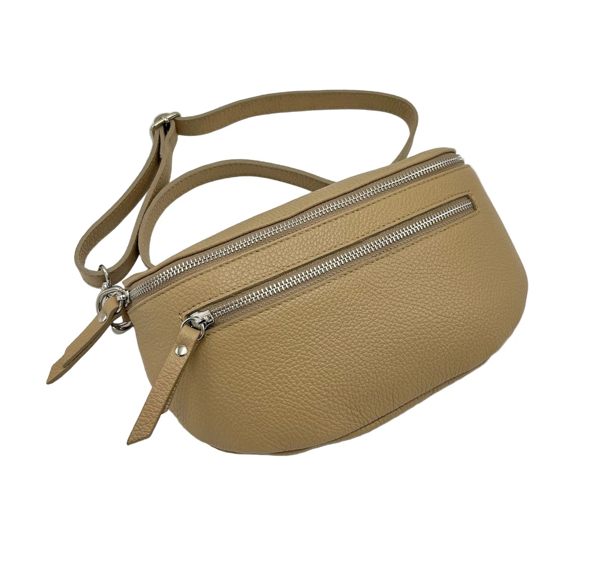 Echtleder Bauchtasche in 4 Farben aus Italien