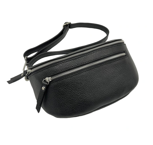 Echtleder Bauchtasche in 4 Farben aus Italien