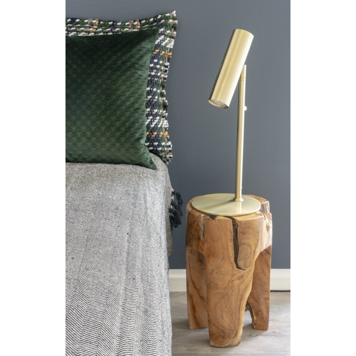 Rosenhocker – Natur, Teakholz, 26 x 40 cm