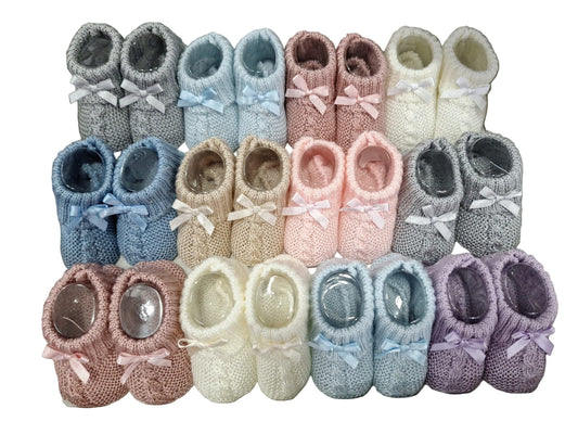 Babyschuhe Baumwolle in 7 Farben