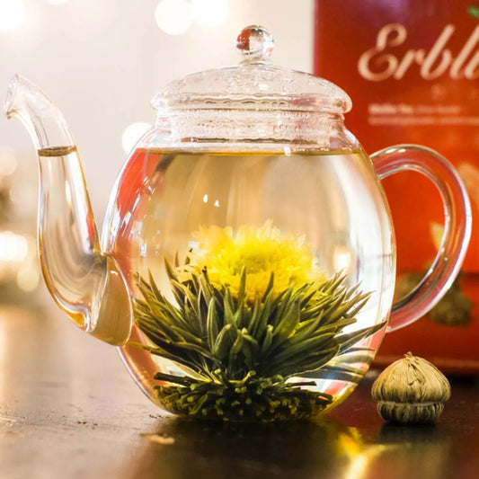 Creano Teeblumen Mix 6er ErblühTee "Weißer Tee" in edeler Box