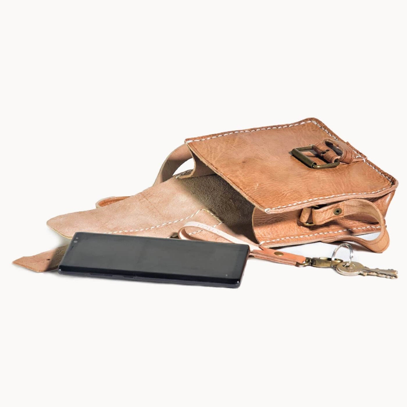Ledertasche 'Pico' schwarz