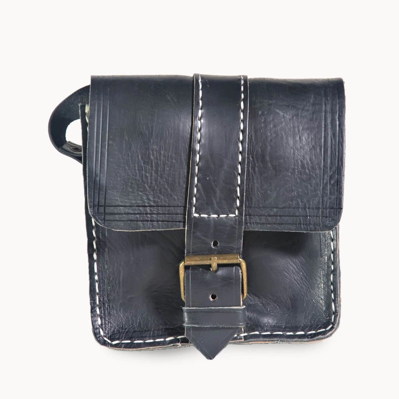 Ledertasche 'Pico' schwarz
