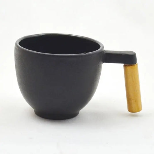 Teecup Eisen rund Holz 2 Farben